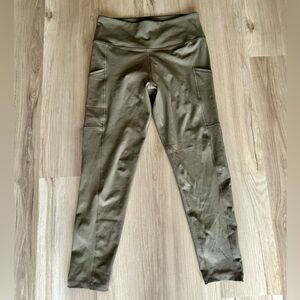 BR Standard Dusty Olive High-Waisted Running / Workout pants L